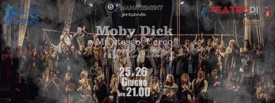 Spettacolo su Moby Dick in scena al Teatro civico di Rocca di Papa mobydickteatroroccadipapa