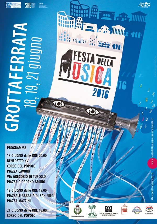 Grottaferrata celebra la Festa della Musica festadellamusica2016agrottaferrata