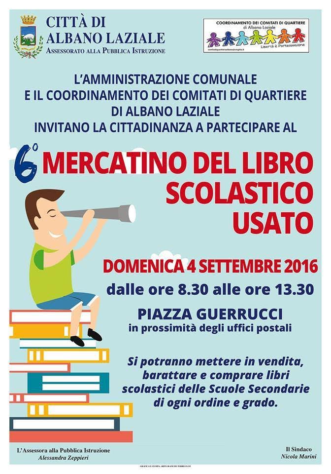 Albano, torna il mercatino del libro scolastico usato mercatino