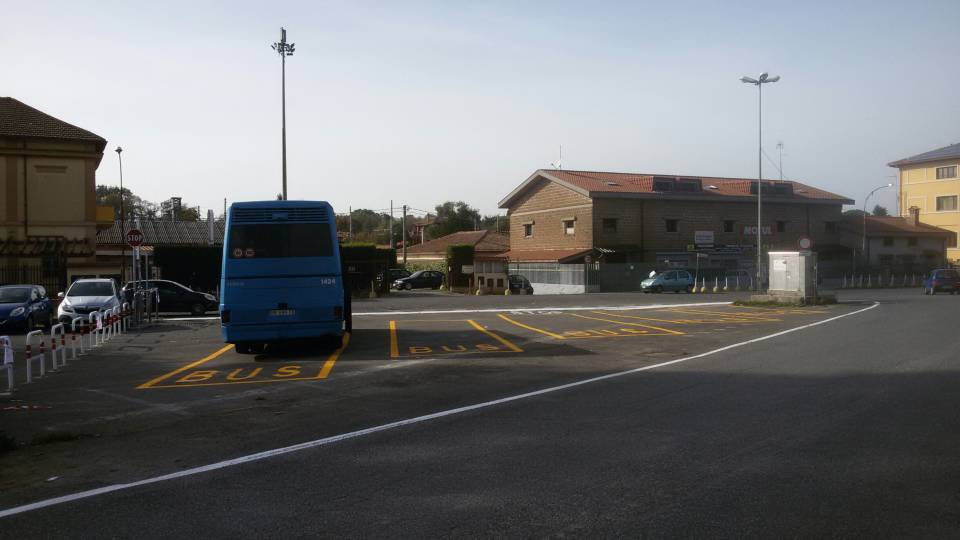 Nuovo terminal bus nella stazione ferroviaria di Zagarolo stazionebuszagarolo