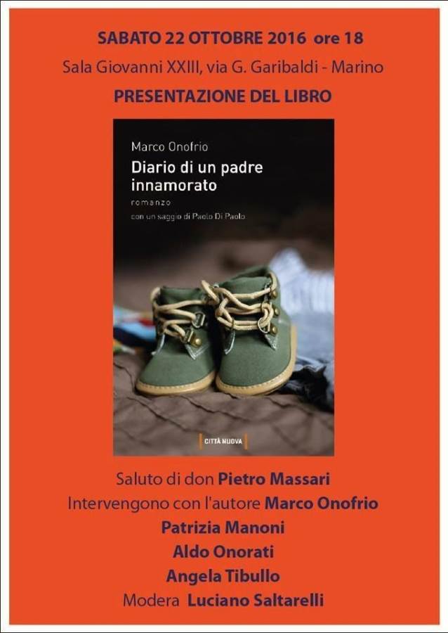Diario di un padre innamorato, il libro di Marco Onofrio diario
