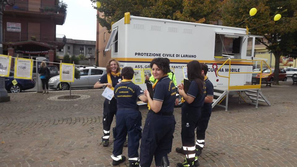 Anche a Lariano la campagna Io non Rischio volontari