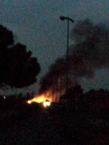 Palozzi (FI), “Al campo La Barbuta un bollettino di guerra” rogo_barbuta