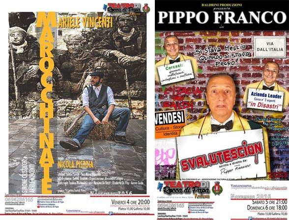 Teatro Rocca di Papa, un weekend a prova di bomba pippofrancoteatrorocca