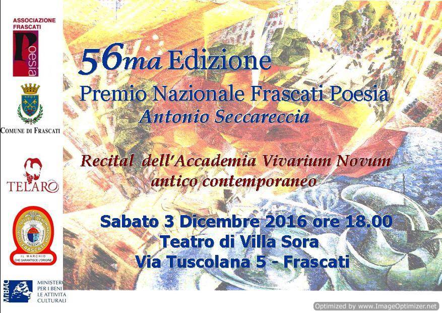 A Villa Sora la premiazione per la 56esima edizione del Frascati Poesia 56premiofrascatipoesia