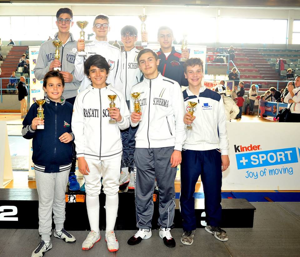 Frascati Scherma, triplo bronzo a Montecatini per gli sciabolatori gpg_sciabola_foto_bizzi