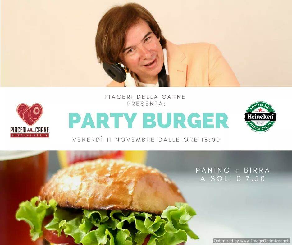 Genzano, tutto pronto per il “Party Burger” piaceridellacarne