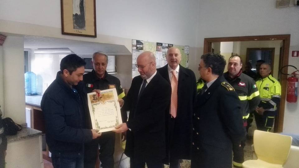 Frascati, celebrata la patrona dei Vigili del Fuoco santabarbara