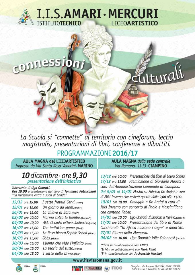 All’IIS Amari-Mercuri di Ciampino Connessioni CulturALI connessioniculturALI