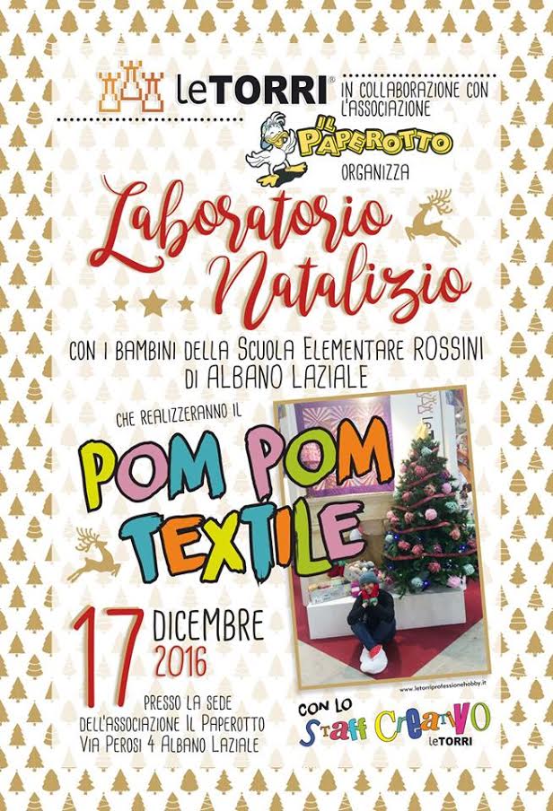 Laboratorio natalizio al Paperotto di Albano locandina