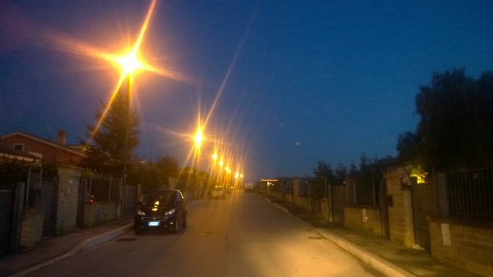Albano, accesi i lampioni di via Finlandia via_finlandia