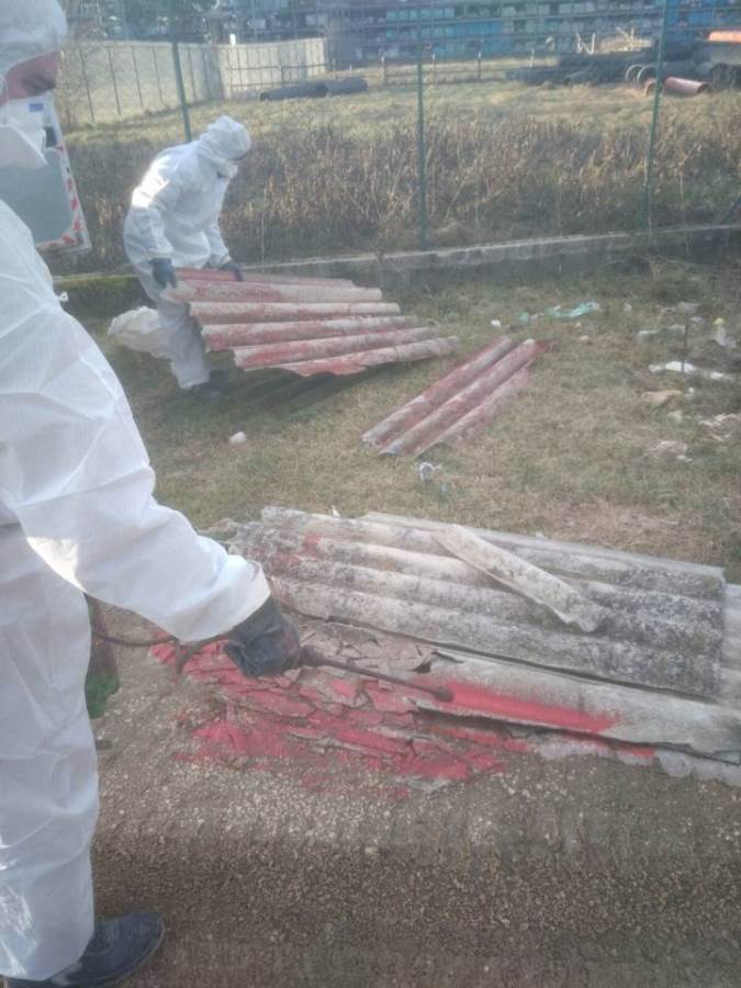 A Rocca Priora continua la bonifica dall’amianto amianto