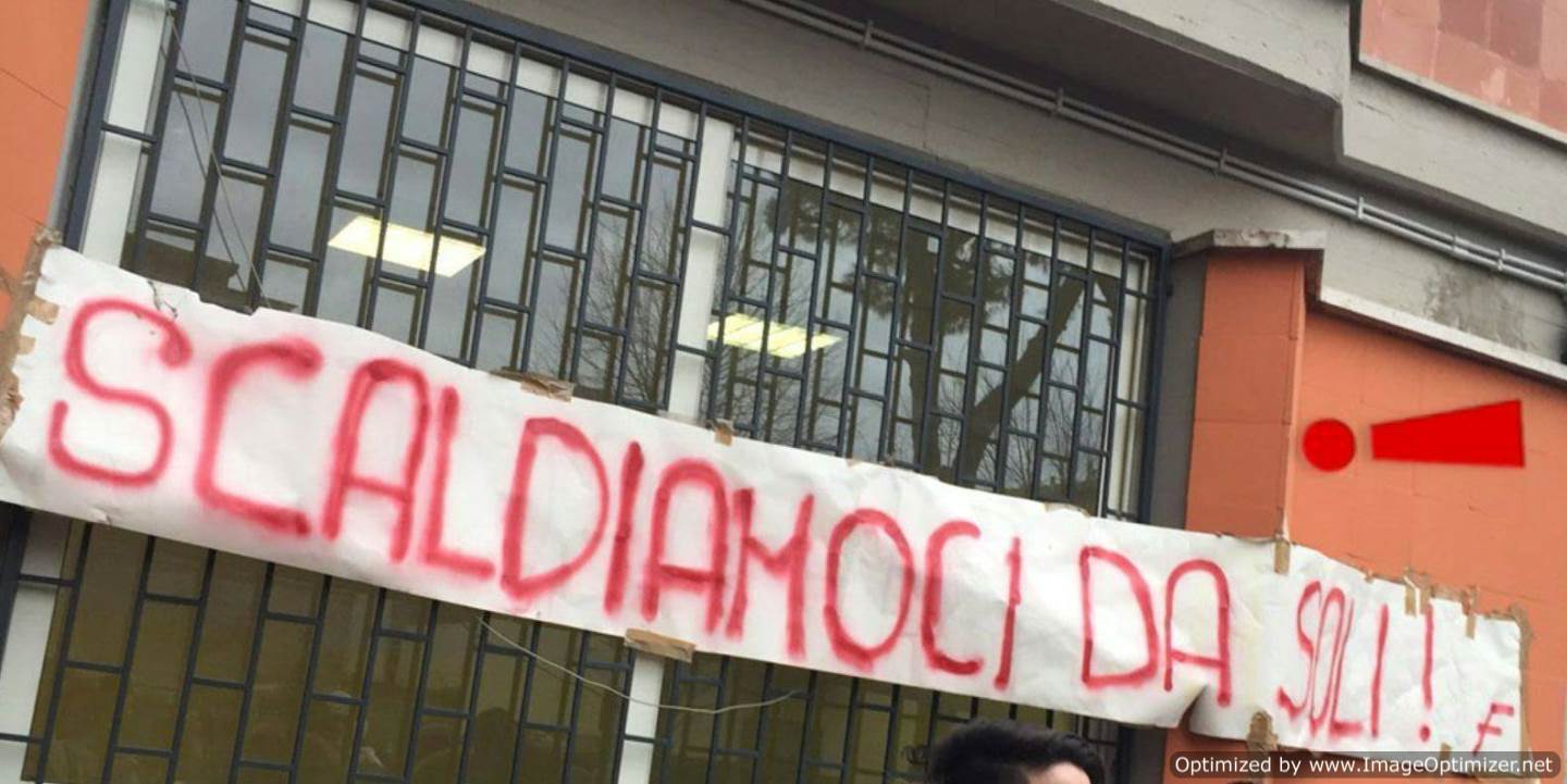 Scuole al gelo, Meta Magazine sostiene le proteste degli studenti, De Vito si dimetta scaldimocidasoli
