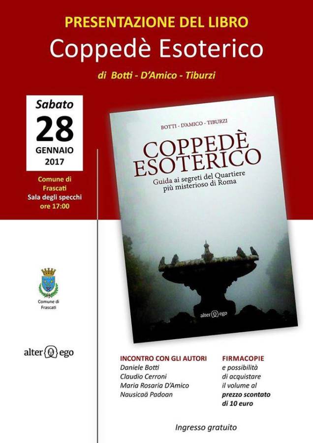 Frascati, presentazione del libro Coppedè Esoterico coppedeesoterico