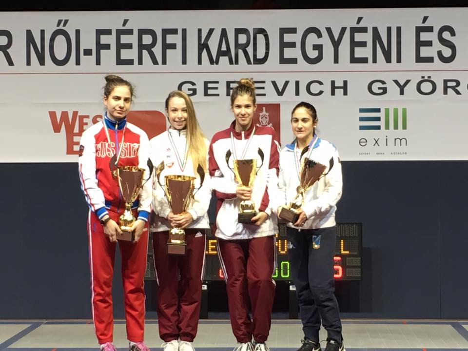 Frascati Scherma, Lucarini show a Budapest podiolucarinibudapest