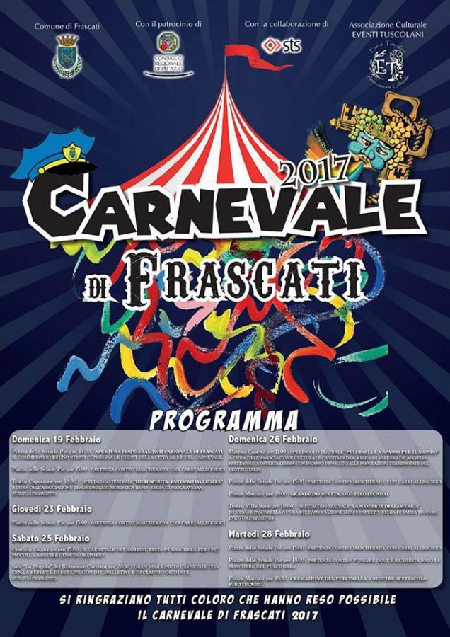Francesca Cianfrocca presenta il Carnevale 2017 Frascati carnevale2017frascati