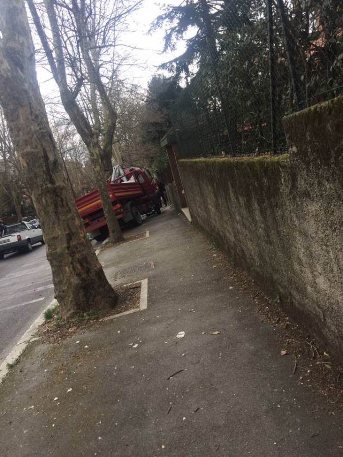 Camion finisce contro un albero a Genzano incidentegenzano