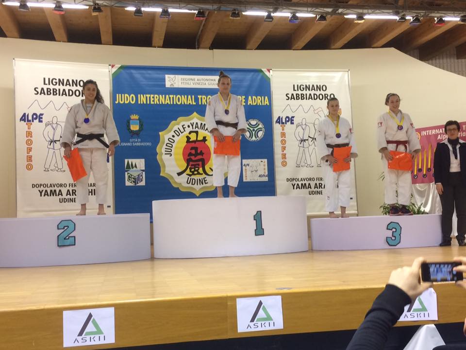 Judo Frascati, la Favorini seconda all’Alpe Adria favoriniseconda