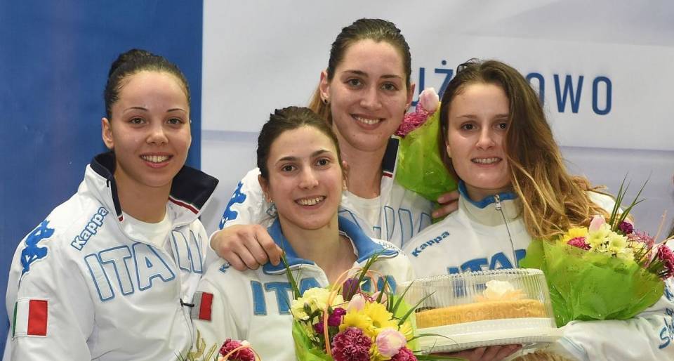 Scherma CdM, Mancini oro nel fioretto a squadre squadra