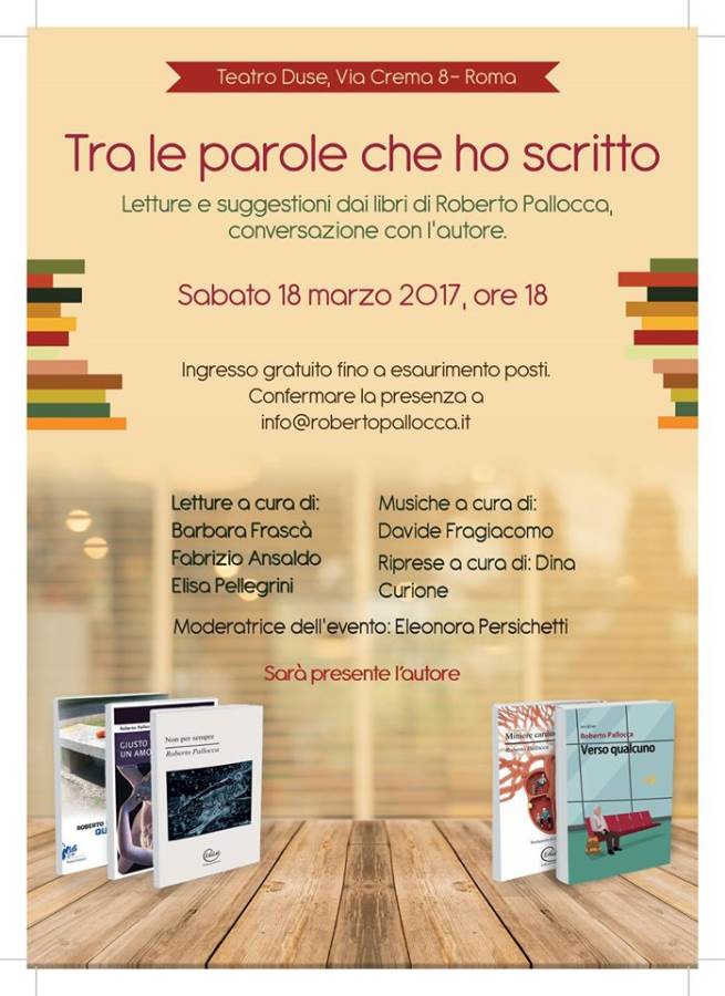 Marino, Roberto Pallocca ripercorre la sua carriera da scrittore pallocca_roma