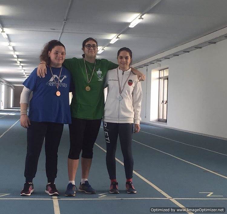 Atletica, record laziale indoor di lancio del peso per la Benedetti benedetti