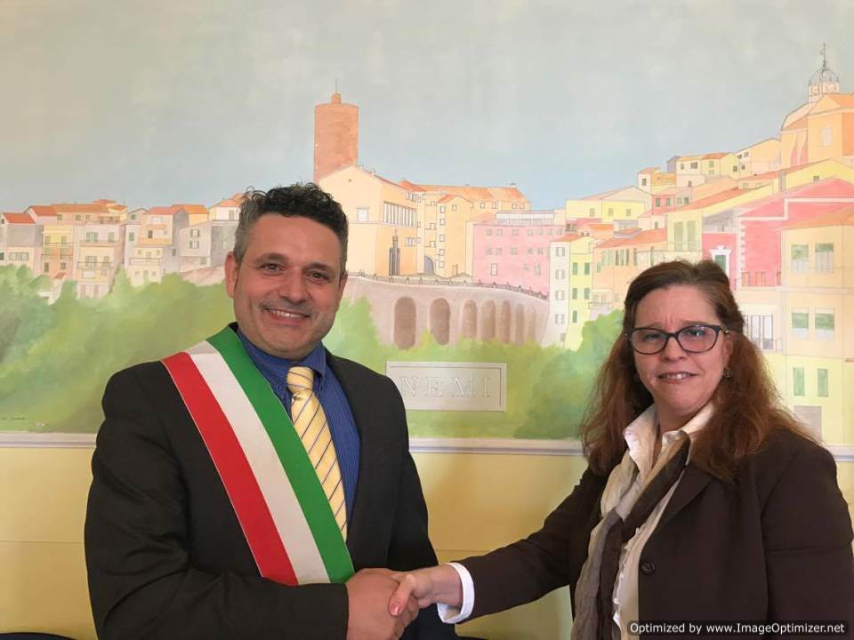 Nemi accoglie l’ambasciatrice di Cuba bertucciambasciatricecubanemi