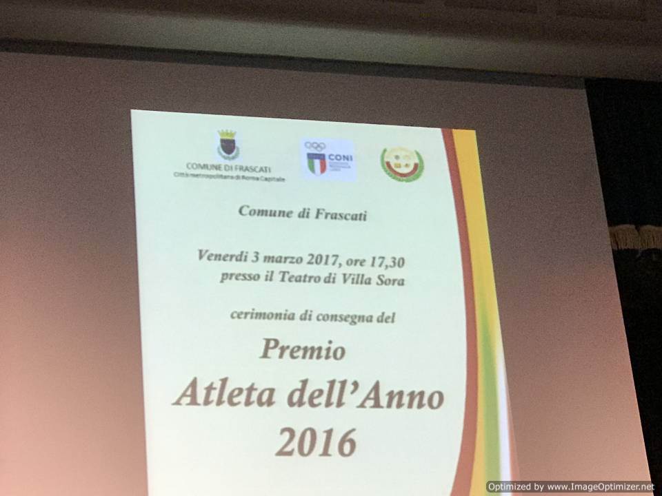 Atleta dell’anno 2016, trionfa il Frascati Scherma frascatipremioatletaanno2016