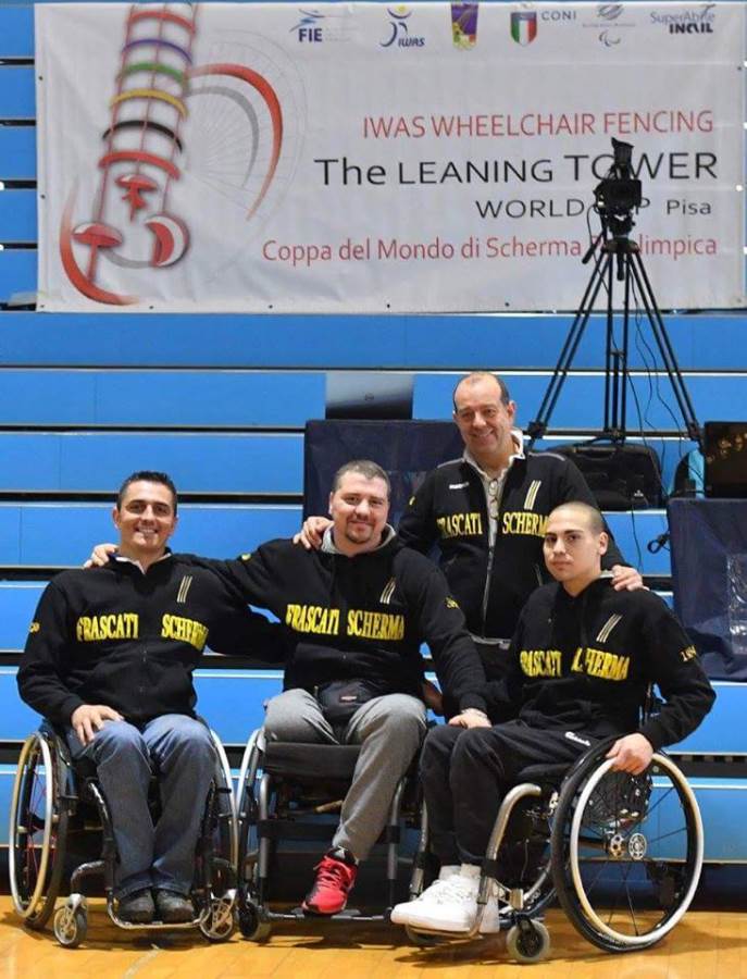 Frascati Scherma, 3 paralimpici in Cdm paralimpicifrascatanipisa