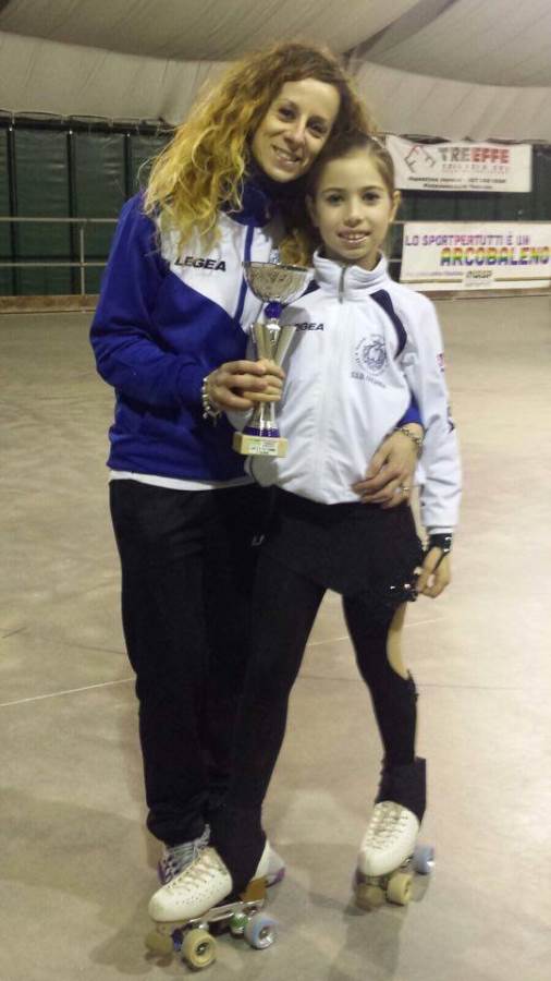 Ssd Colonna Pattinaggio, Romagnoli campionessa provinciale giordaniromagnoli