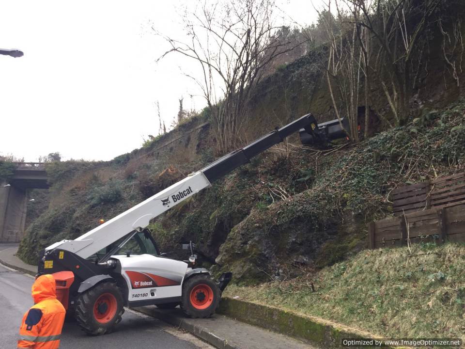 Città Metropolitana, messa in sicurezza via Nemorense lavorivianemorense