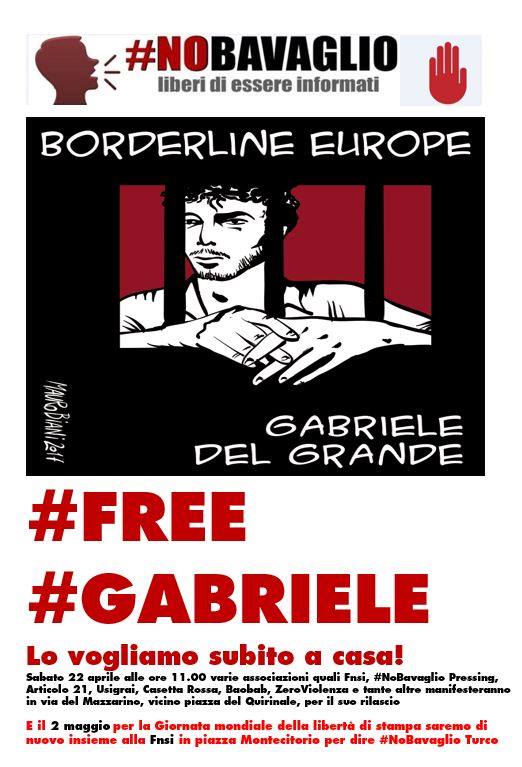 Gabriele Del Grande, l’Italia si mobilita