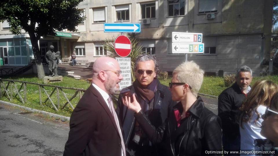 Strati e Mostarda in visita all’ospedale di Frascati stratimostarda