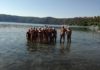 Allenamenti sul Lago Albano per il Tc New Country Club Frascati nuotatori