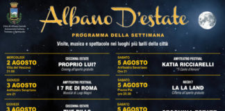 Eventi della settimana ad Albano, Cecchina e Pavona locandina