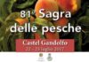 Tutto pronto a Castel Gandolfo per la Sagra delle Pesche locandina