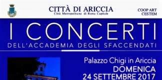 Guaitoli e Zanchi in concerto ad Ariccia manifesto