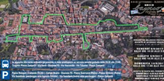 Albano, servizio di navetta gratuita al Bajocco mappa_bajocco
