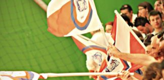 Mister Amadei parla degli allievi dell’Albano Calcio a 5 tribuna