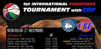 Apre International Christmas Tournament a Frascati locandina
