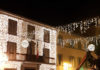 Castel Gandolfo, acceso albero di Natale di 14 metri luminarie