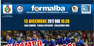 Colleferro, Formalba premia i Compagni di viaggio 2017 in_campo