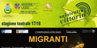 A Marino seminario sullo spettacolo Migranti locandina