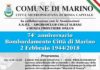 Marino commemora i bombardamenti del 2 febbraio 1944 programma
