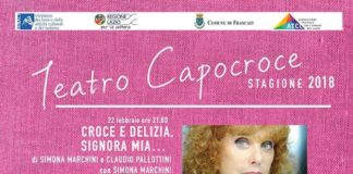 Simona Marchini in scena a Frascati teatro_capocroce_stagione_2018