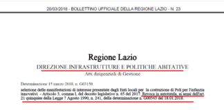 Polo scolastico Monte Compatri, revocati finanziamenti revocata_determina_finanziamento_polo_scolastico_monte_compatri