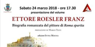 Ariccia celebra Ettore Roesler Franz locandina