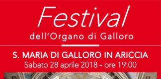 Prima edizione del Festival dell’Organo di Galloro locandina