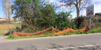 Emergenza fosso a Via Colonnelle di Albano colonnelle