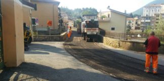 Lavori di rifacimento sulla Sp Tivoli Poli lavori