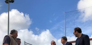 Velletri, prosegue manutenzione campo sportivo Scavo sopralluogo